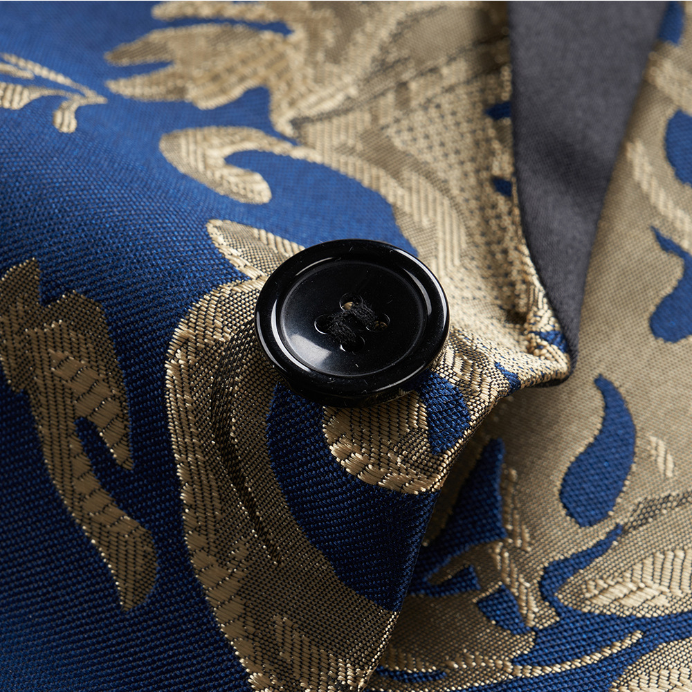 Luxurious Red & Gold Brocade T - đánh giá và giá Asian Men Formal Wear