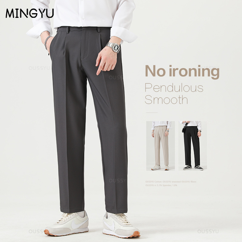Brand Clothing Smooth Suit Pan - đánh giá và giá Men'S Formal Style