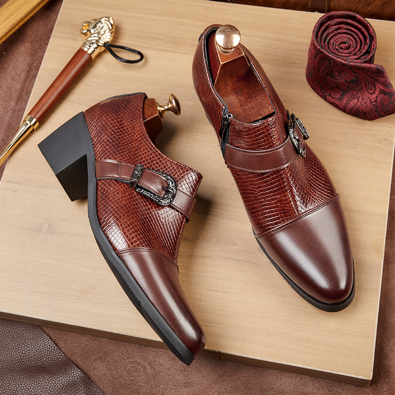 Vintage Style Men's High Heel  - đánh giá và giá Men'S Formal Style