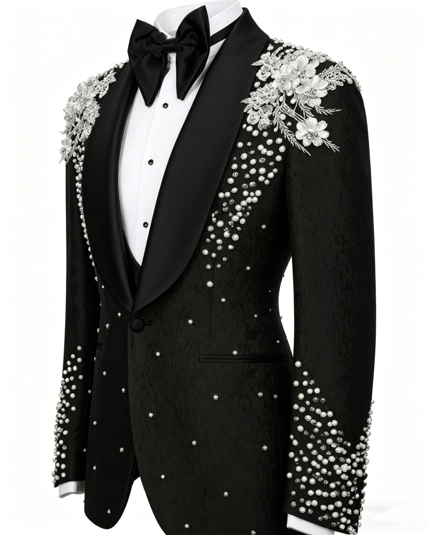 Sparkly Crystals Suit For Men  - đánh giá và giá Men Formal Wear For Dinner