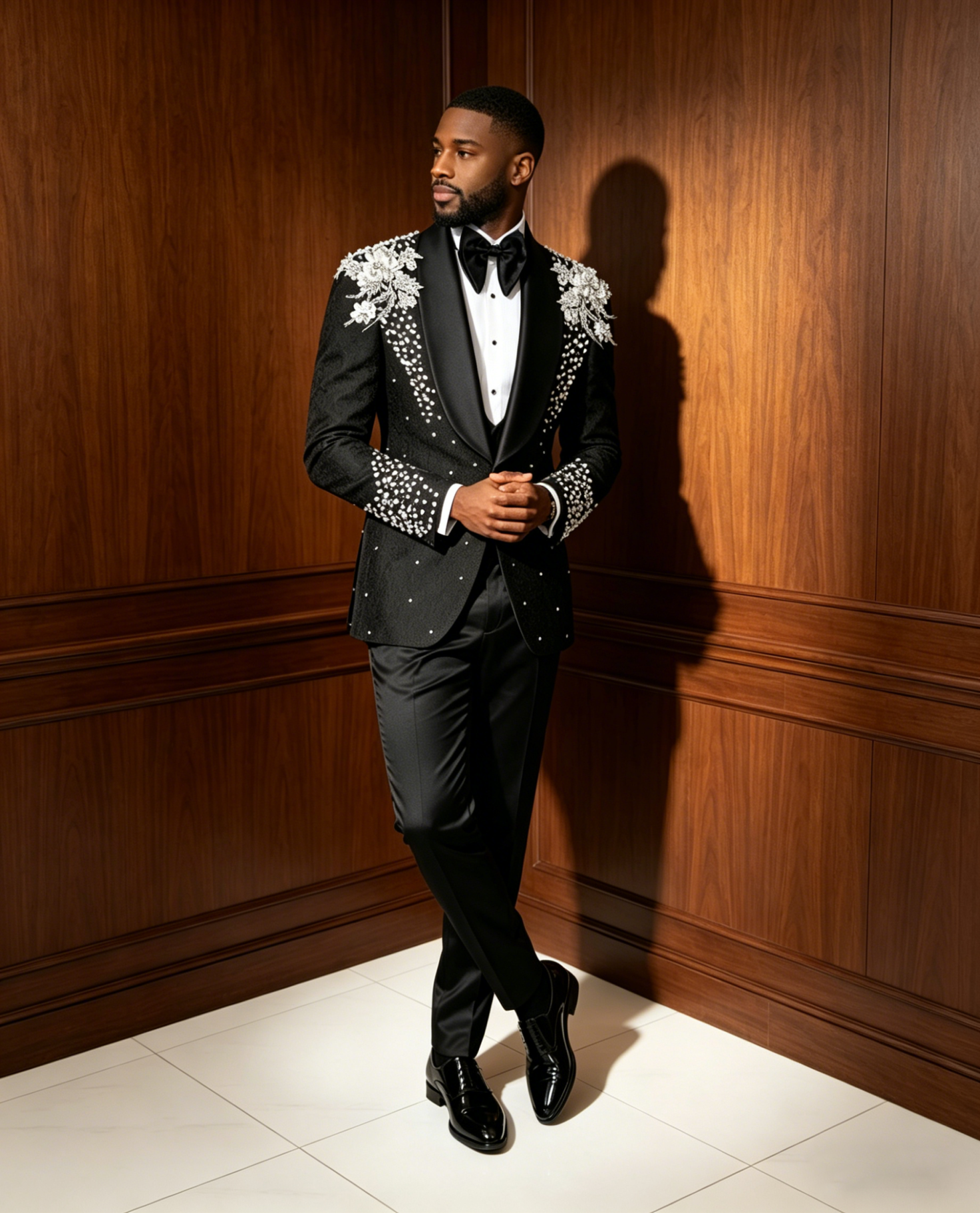 Sparkly Crystals Suit For Men  - đánh giá và giá Men Formal Wear For Dinner