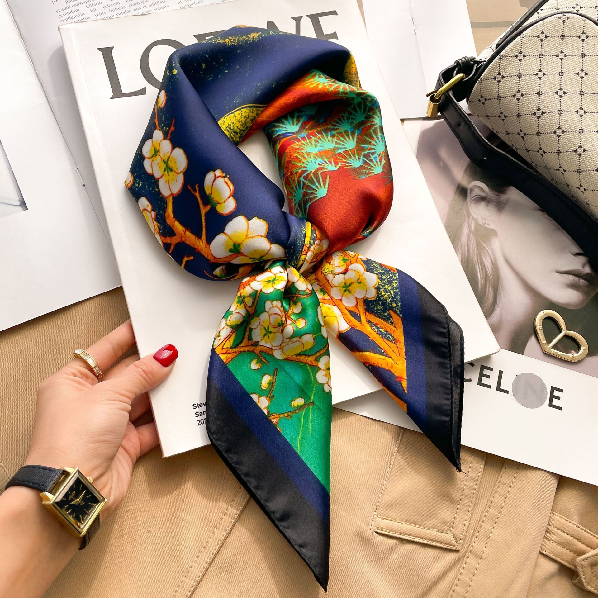 2025 Luxury Fashion Print 70*7 - đánh giá và giá Silk Tie Woven