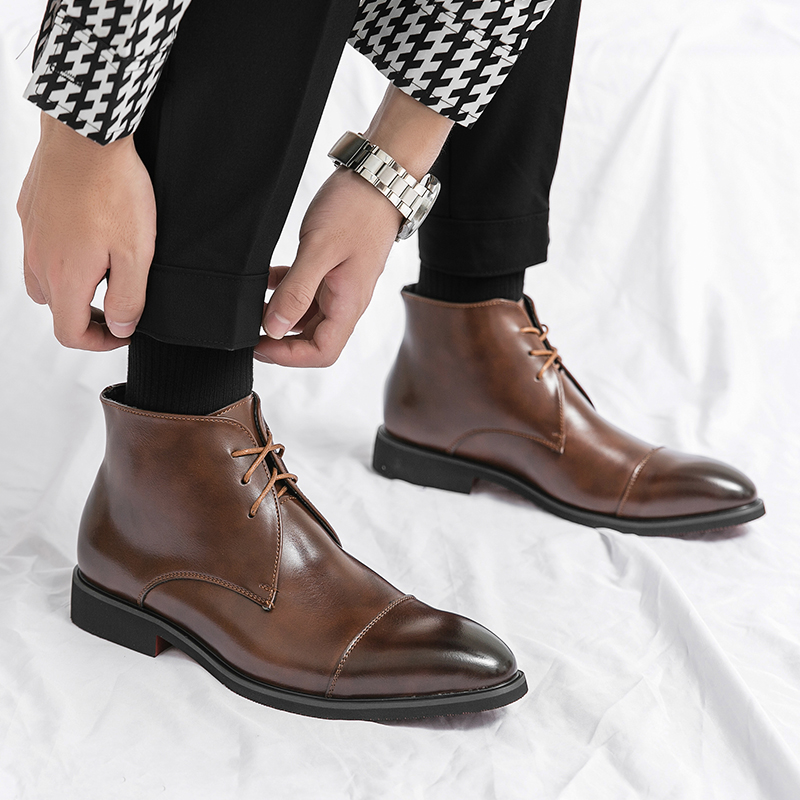 English Style Men's Genuine Le - đánh giá và giá Men'S Formal Style