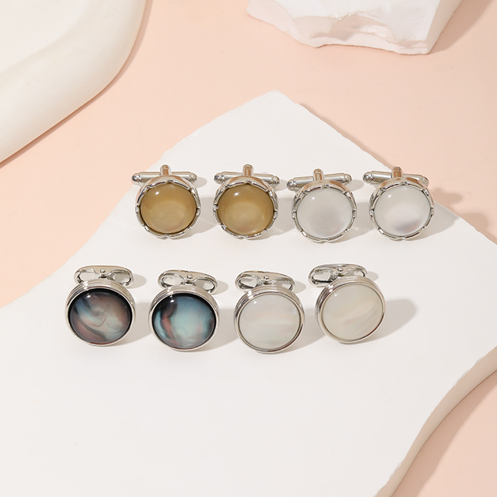 Round Crystal Cufflinks for Me - đánh giá và giá Men'S Formal Style