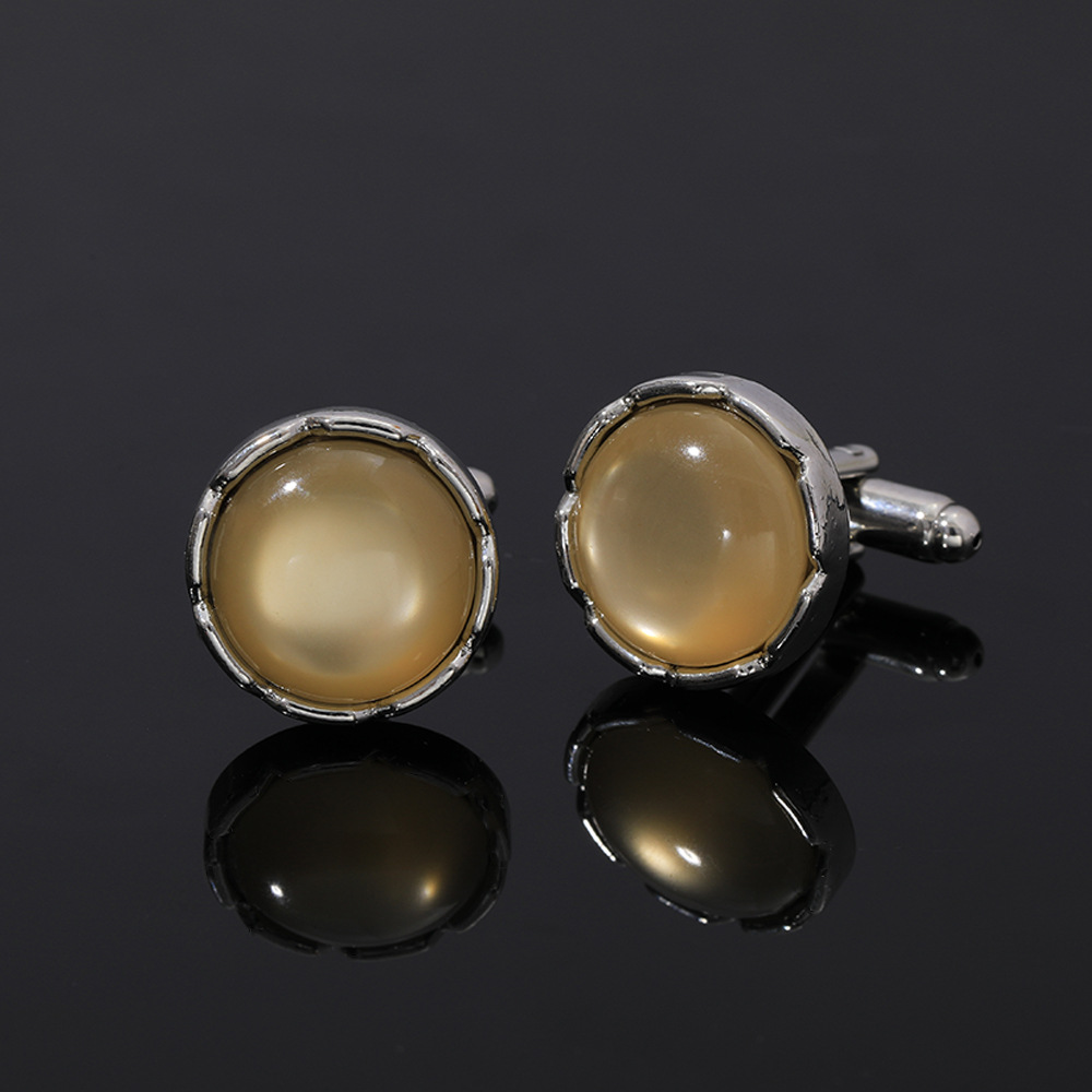 Round Crystal Cufflinks for Me - đánh giá và giá Men'S Formal Style
