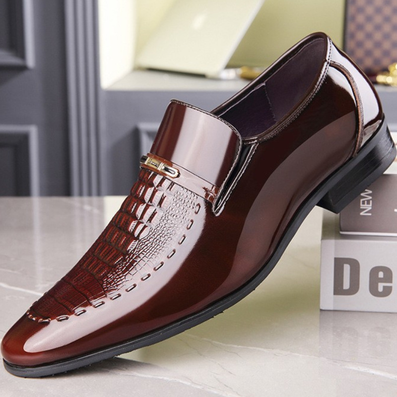 Men Leather Shoes Patent Leath - đánh giá và giá Patent Leather Oxford