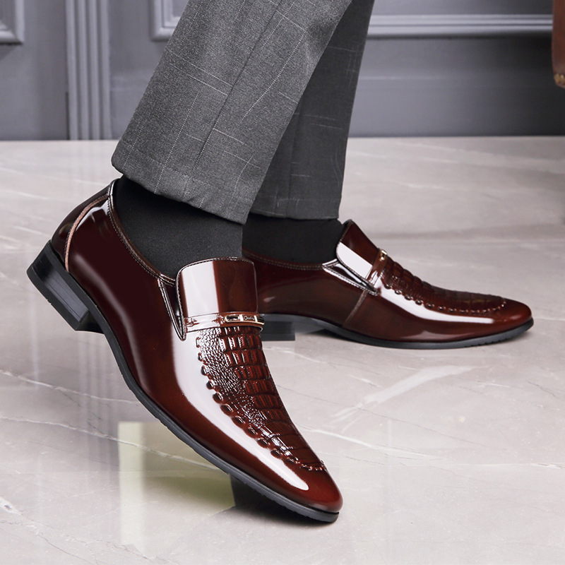 Men Leather Shoes Patent Leath - đánh giá và giá Patent Leather Oxford