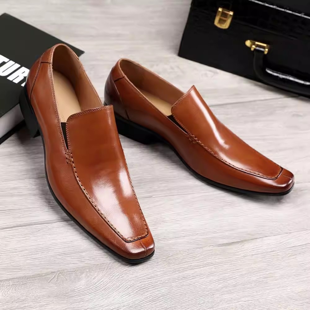Japanese Style Pointed Leather - đánh giá và giá Men'S Formal Style