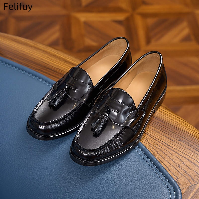 New Men Patent Genuine leather - đánh giá và giá Patent Leather Oxford