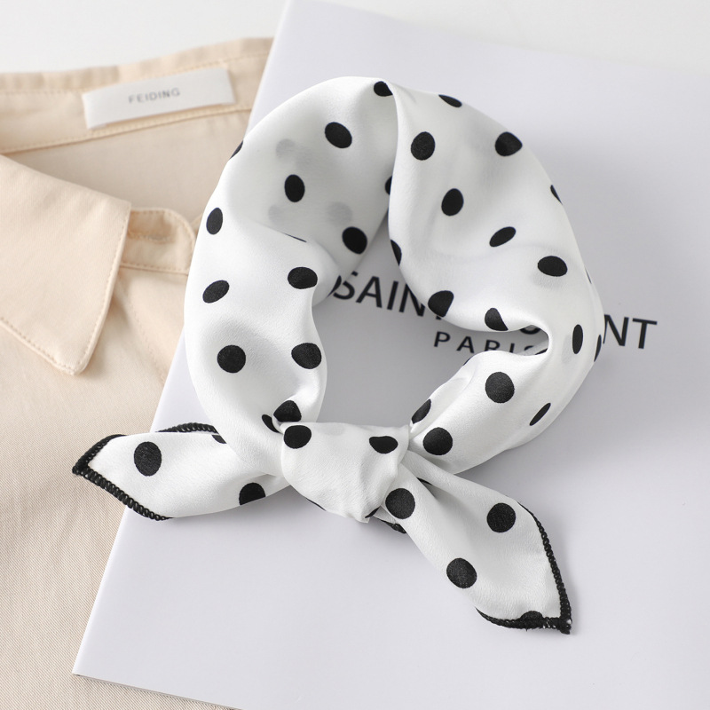 50x50 Square Scarf Hair Tie Ba - đánh giá và giá Silk Tie Woven
