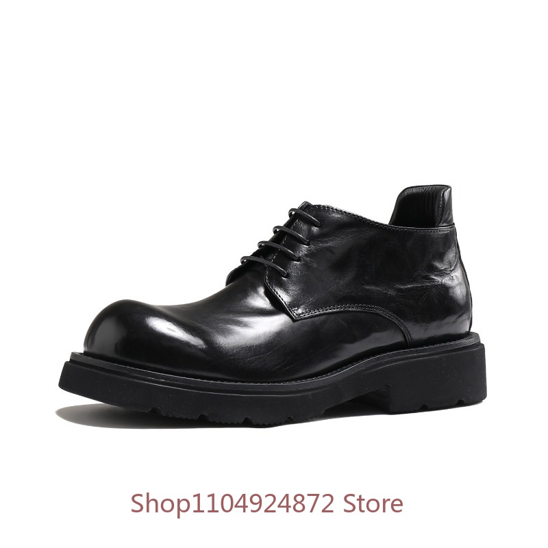 Luxury Fashion Round Toe Derby - đánh giá và giá Men'S Formal Style