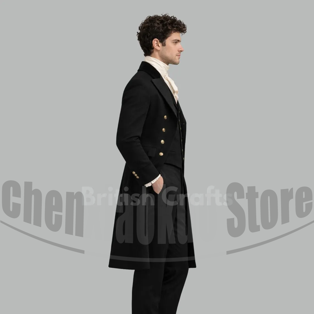 Black Men Victorian Tailcoat 3 - đánh giá và giá Victorian Men'S Formal Wear