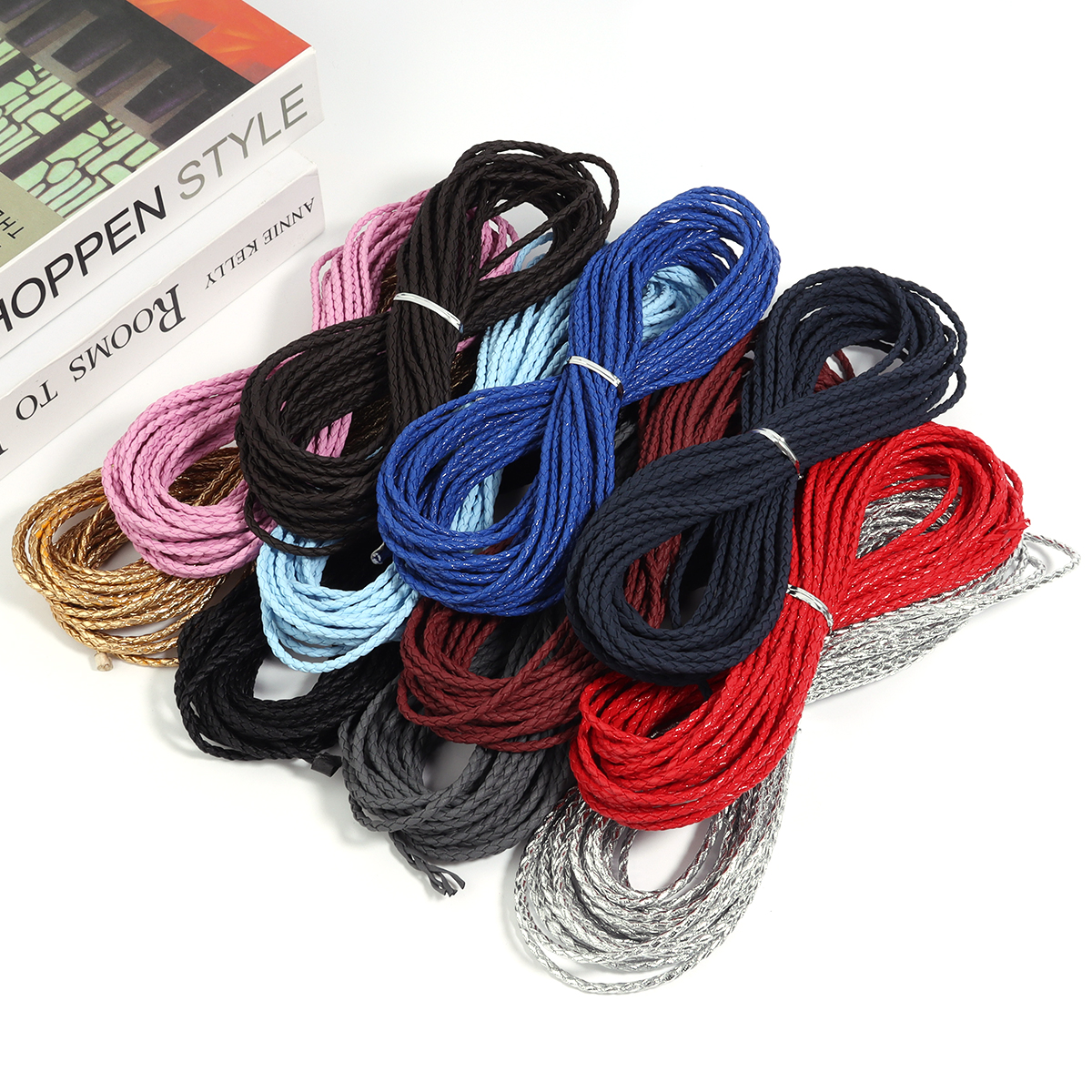 10Yards 3mm Braided Genuine Le - đánh giá và giá Patent Leather Oxford
