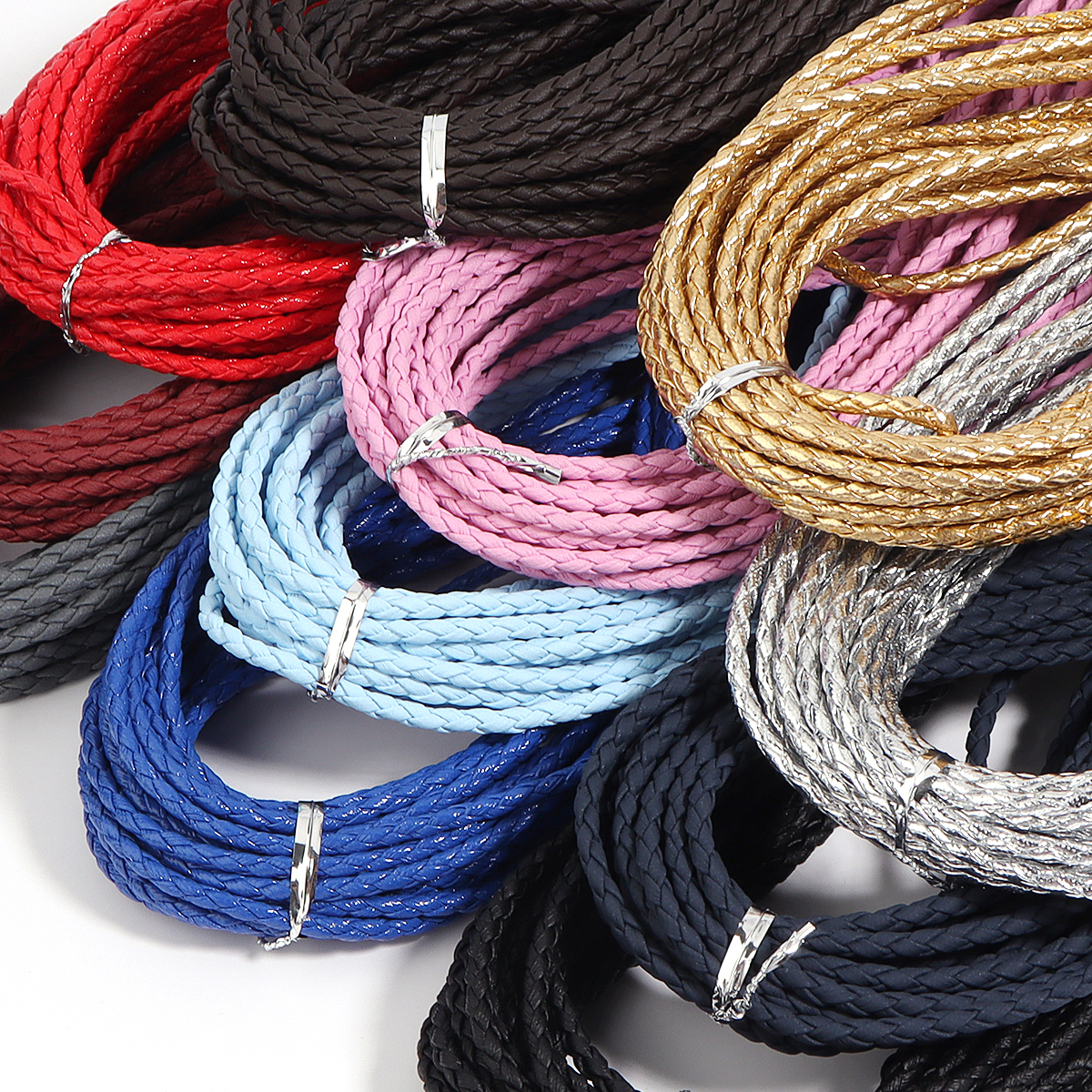 10Yards 3mm Braided Genuine Le - đánh giá và giá Patent Leather Oxford
