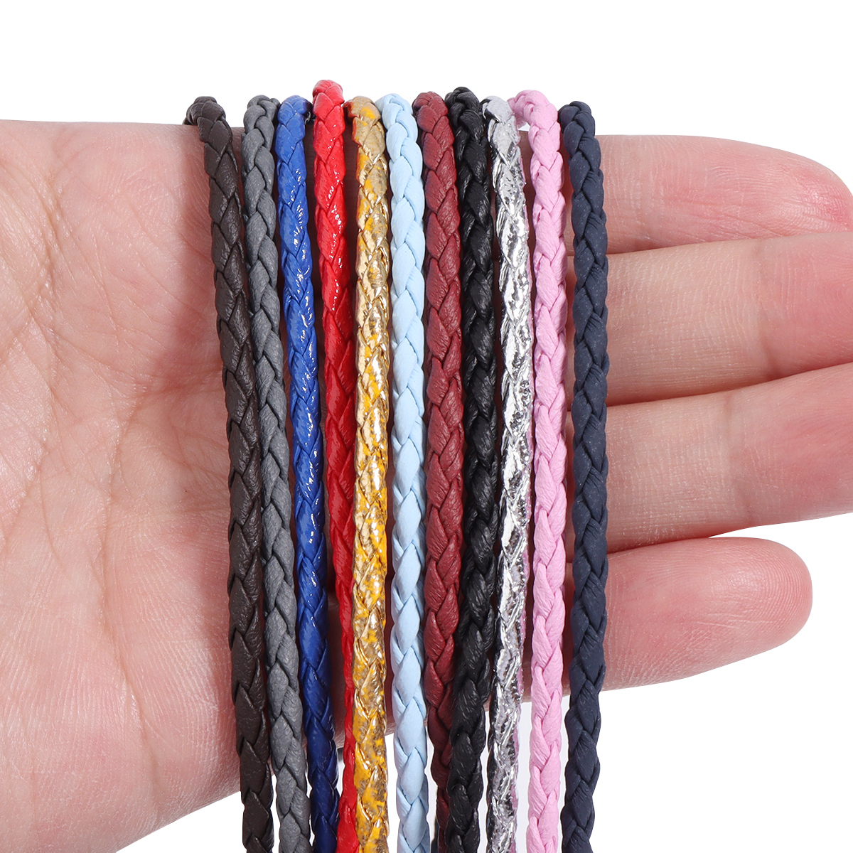 10Yards 3mm Braided Genuine Le - đánh giá và giá Patent Leather Oxford