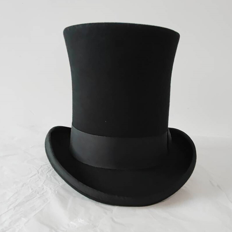 Black 25cm Wool Felt High Top  - đánh giá và giá Victorian Men'S Formal Wear