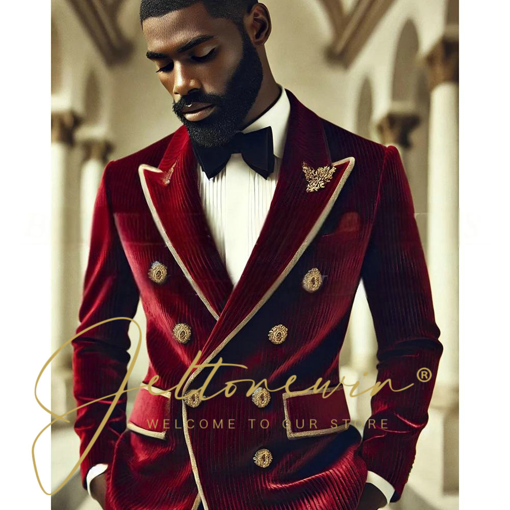Men's Elegant Burgundy Corduro - đánh giá và giá Men Formal Wear For Dinner